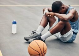 Basketball Player tired